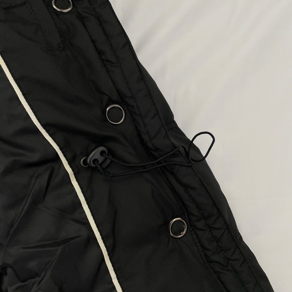 Brandon Thomas Medium Puffer Jacket Black with Removable Hood and Arm Sleeves - Picture 7 of 11